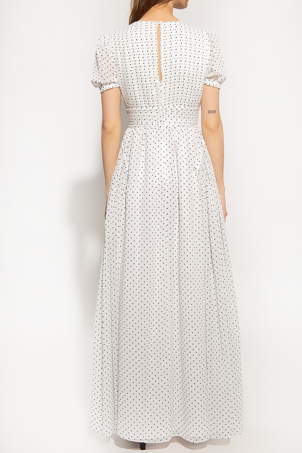 Self portrait polka dot maxi outlet dress